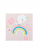 Completo da mare strisce bambina rosa so cute