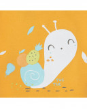 T-shirt jersey e bermuda tela cotoe a quadri bambino arancione T-shirt jersey e bermuda tela cotoe a quadri bambino arancione