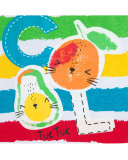 T-shirt jersey bretelle bambino gialla fruitty time