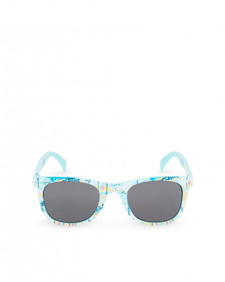 Occhiali da sole stampate bambina azzurre sunglasses