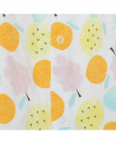 Tutina jersey lungo con piedi bambina arancione picnic time Tutina jersey lungo con piedi bambina arancione picnic time