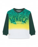 Felpa chiusa bambino verde jungle street Felpa chiusa bambino verde jungle street