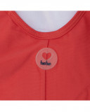 Costume da bagno stampato bambina arancione enjoy the sun