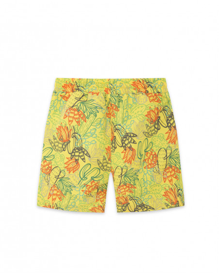 Boxer mare stampata bambino gialla funcactus Boxer mare stampata bambino gialla funcactus