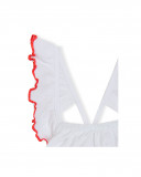T-shirt e pantalonicini jersey stampato bambina bianco enjoy T-shirt e pantalonicini jersey stampato bambina bianco enjoy