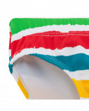 Slip strisce bambino bianco enjoy the sun