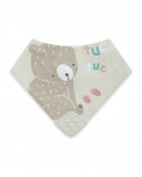 Babero bandana little forest gris Babero bandana little forest gris