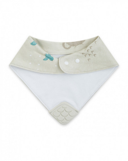 Babero bandana little forest gris Babero bandana little forest gris