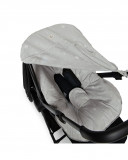 Tenda cotone + 3 strisce magnetiche moon & star grigio Tenda cotone + 3 strisce magnetiche moon & star grigio