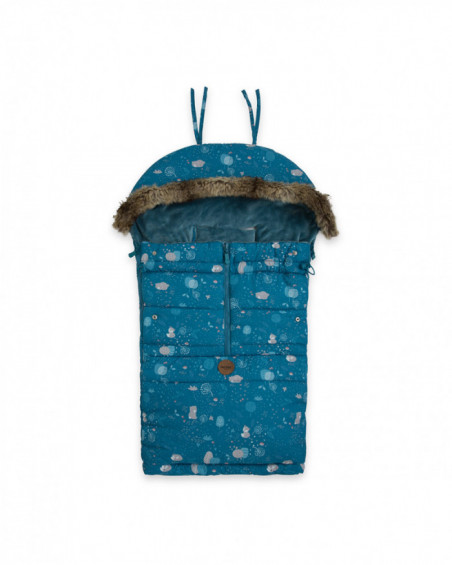 Sacco evolutivo 0-4 little forest azzurro Sacco evolutivo 0-4 little forest azzurro