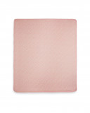 Coperta maglia bambù e spugna love rosato Coperta maglia bambù e spugna love rosato