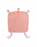 Tenda cotone + 3 strisce magnetiche moon & star rosato Tenda cotone + 3 strisce magnetiche moon & star rosato