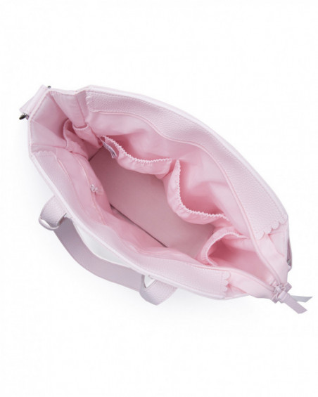 Borsa passeggino + fasciatoio love rosato Borsa passeggino + fasciatoio love rosato