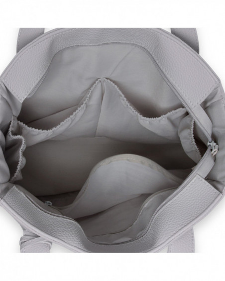 Borsa passeggino + fasciatoio similpelle love grigio Borsa passeggino + fasciatoio similpelle love grigio