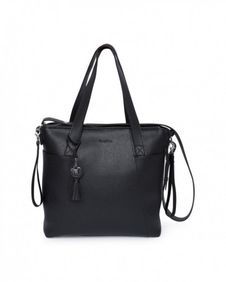 Borsa passeggino + fasciatoio similpelle love nero Borsa passeggino + fasciatoio similpelle love nero