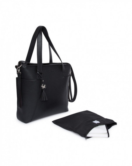 Borsa passeggino + fasciatoio similpelle love nero Borsa passeggino + fasciatoio similpelle love nero
