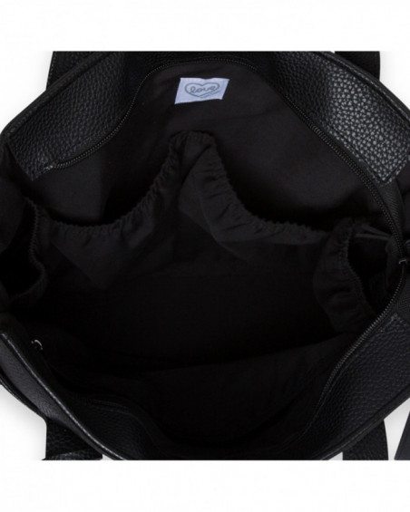 Borsa passeggino + fasciatoio similpelle love nero Borsa passeggino + fasciatoio similpelle love nero