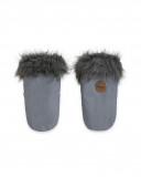 Muffole ecopelliccia + calamita basic grigio Muffole ecopelliccia + calamita basic grigio