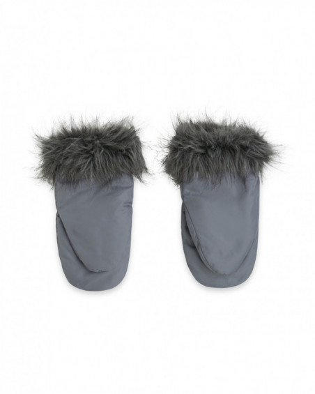 Muffole ecopelliccia + calamita basic grigio Muffole ecopelliccia + calamita basic grigio