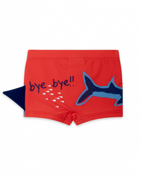 Boxer messaggio bambino rosso red submarine