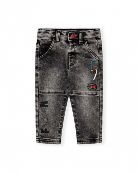 Pantaloni di jeans Black Boy Connect
