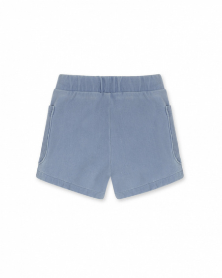 Short de tricô azul Hip Hip Hooray! Short de tricô azul Hip Hip Hooray!