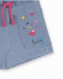 Short de tricô azul Hip Hip Hooray! Short de tricô azul Hip Hip Hooray!