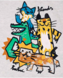 T-shirt longa de malha bege para menino Hip Hip Hooray! T-shirt longa de malha bege para menino Hip Hip Hooray!