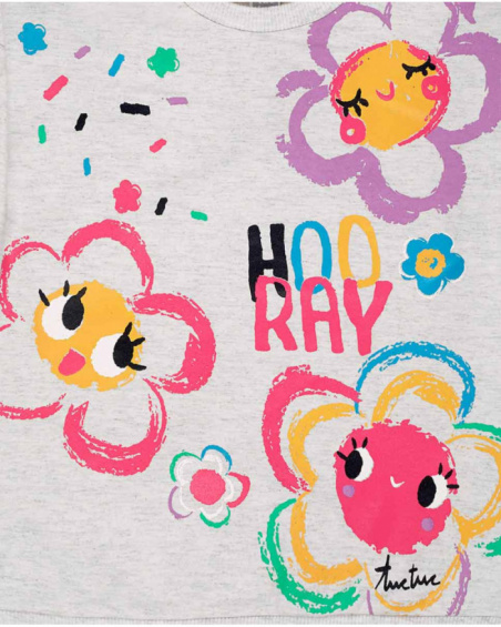 Vestido de pelúcia bege para menina Hip Hip Hooray! Vestido de pelúcia bege para menina Hip Hip Hooray!
