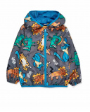 Jaqueta corta-vento cinza para meninos Hip Hip Hooray!