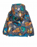 Jaqueta corta-vento cinza para meninos Hip Hip Hooray!