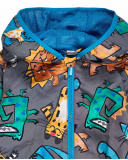 Jaqueta corta-vento cinza para meninos Hip Hip Hooray!