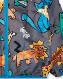 Jaqueta corta-vento cinza para meninos Hip Hip Hooray!