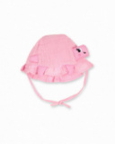 Chapéu raso tartaruga rosa para menina Tartarugas