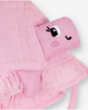 Chapéu raso tartaruga rosa para menina Tartarugas