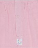 Macacão raso rosa para menina Tartarugas