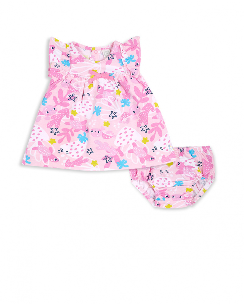 Vestido estampado menina Turtles