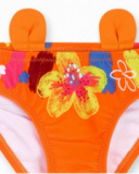 Cueca de menina Orange Eco-Safari