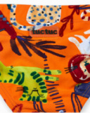 Fato de banho laranja para menino Eco-Safari