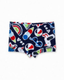 Fato de banho boxer vermelho para menino Beach Day
