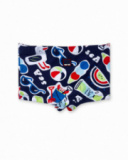 Fato de banho boxer vermelho para menino Beach Day