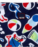 Fato de banho boxer vermelho para menino Beach Day