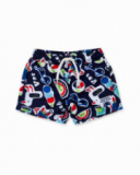 Calções de banho azuis para menino Beach Day