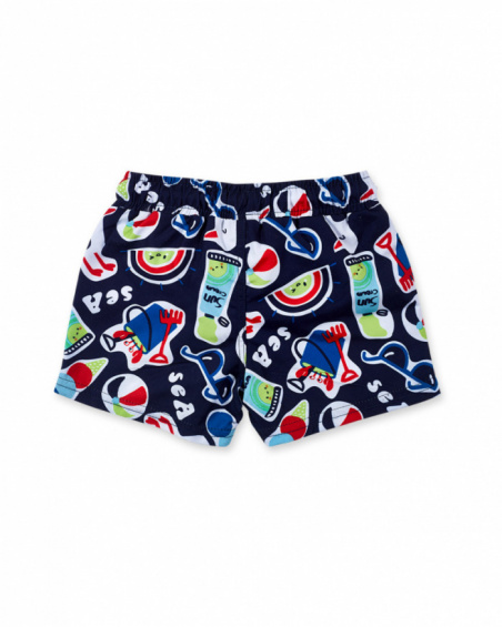 Calções de banho azuis para menino Beach Day