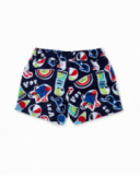 Calções de banho azuis para menino Beach Day