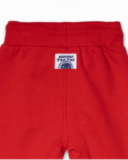 Calças de pelúcia vermelhas Beach Day para menino