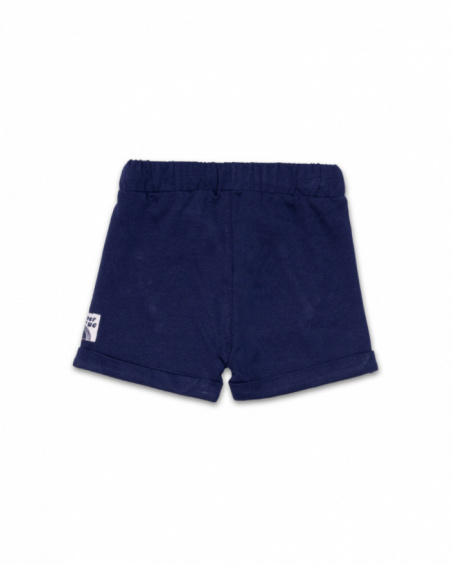 Bermuda de malha azul para menino Beach Day