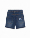Bermuda jeans azul para menino Beach Day