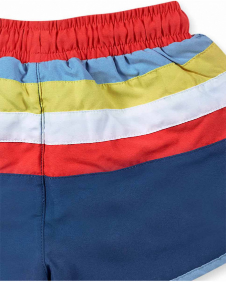 Bermudas listradas para menino Spring Break