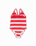 Fato de banho às riscas para menina Hello Playa